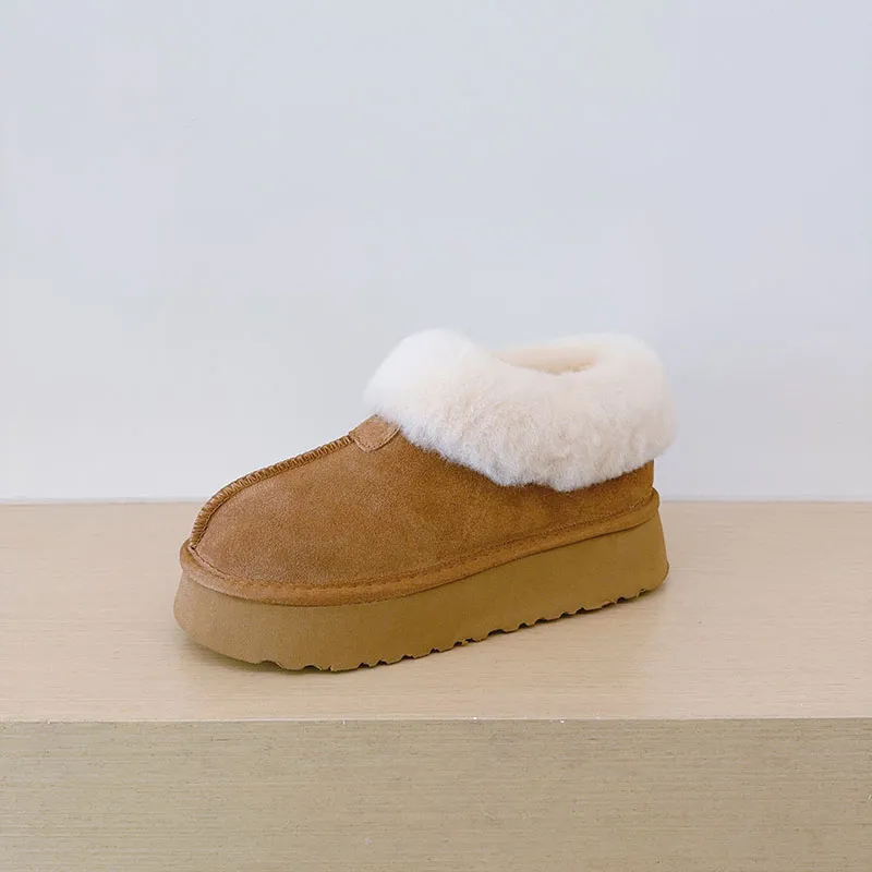 Sheepskin Hotter Slipper Boots Fur Lined Womens Slipper Boots With Hard  Sole Grey Women's Cosy