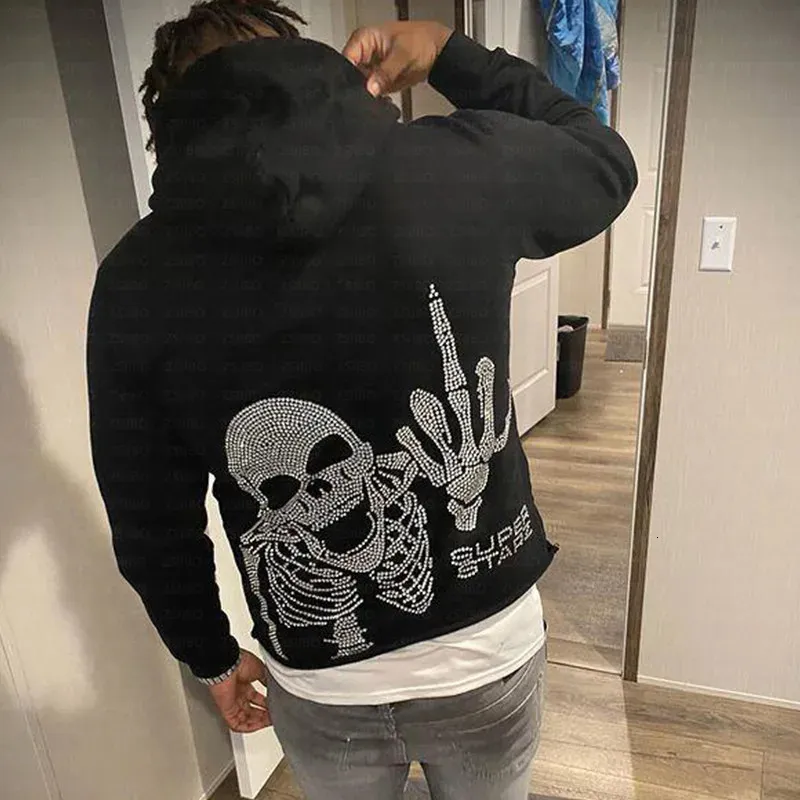 Unisex mannen vrouwen hip pop trui met capuchon sweatshirt sport
