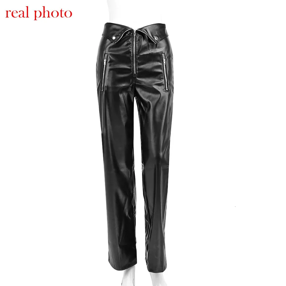 23ss fcrb「SYNTHETIC LEATHER PANTS Women's Faux leather five pocket pants | Black | Diesel