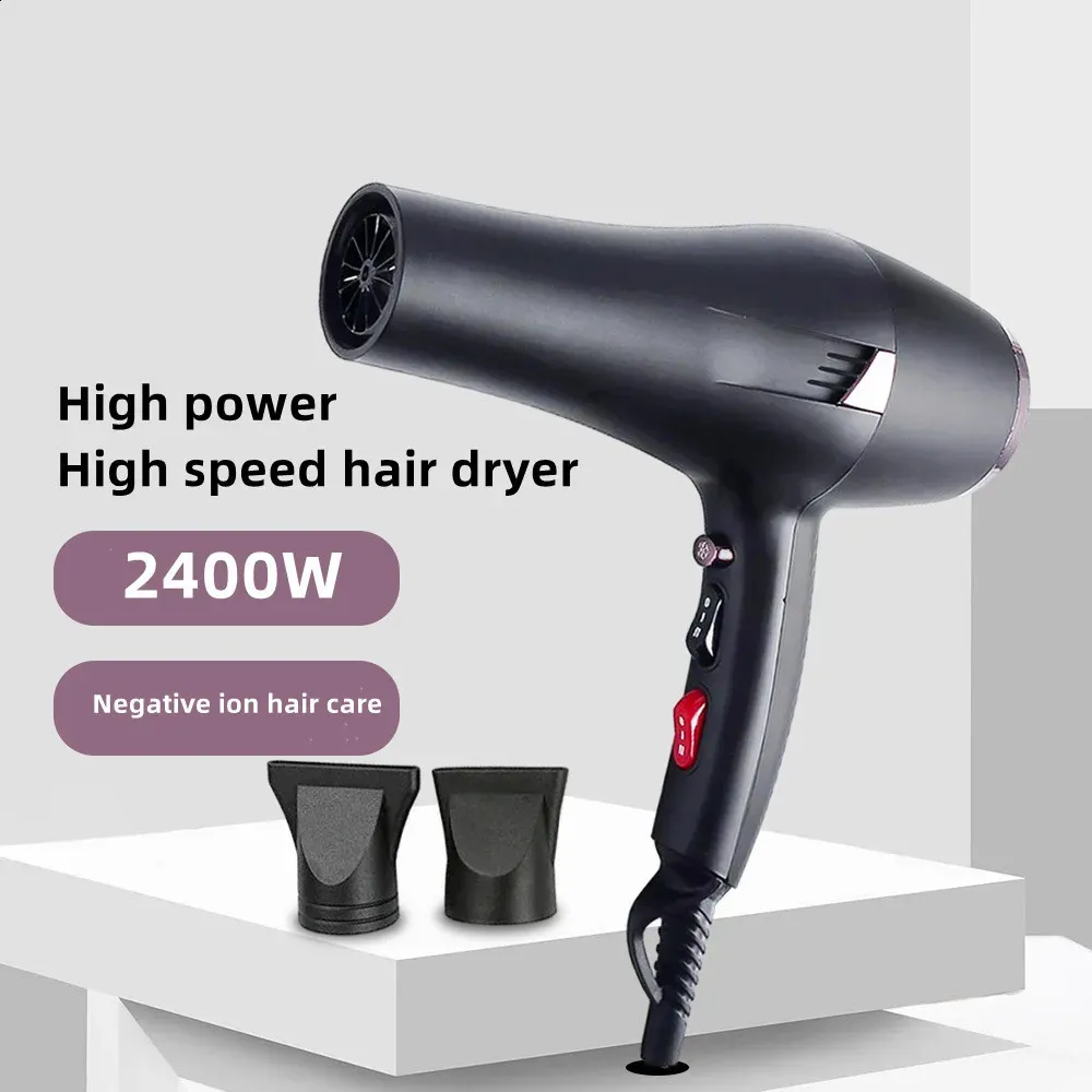 High-Speed 2400W Hair Dryer: Vintage Color, Fast Drying, Salon