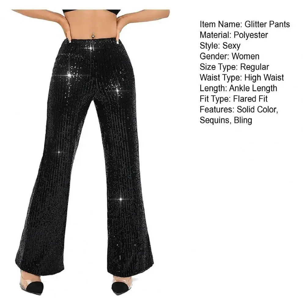 Sexy Solid Sequins Regular Type A Solid Color Bottoms Sexy Solid Sequins Regular Type A Solid Color Bottoms