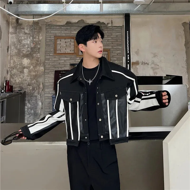 niche./Random Stripe Shirts Jacket