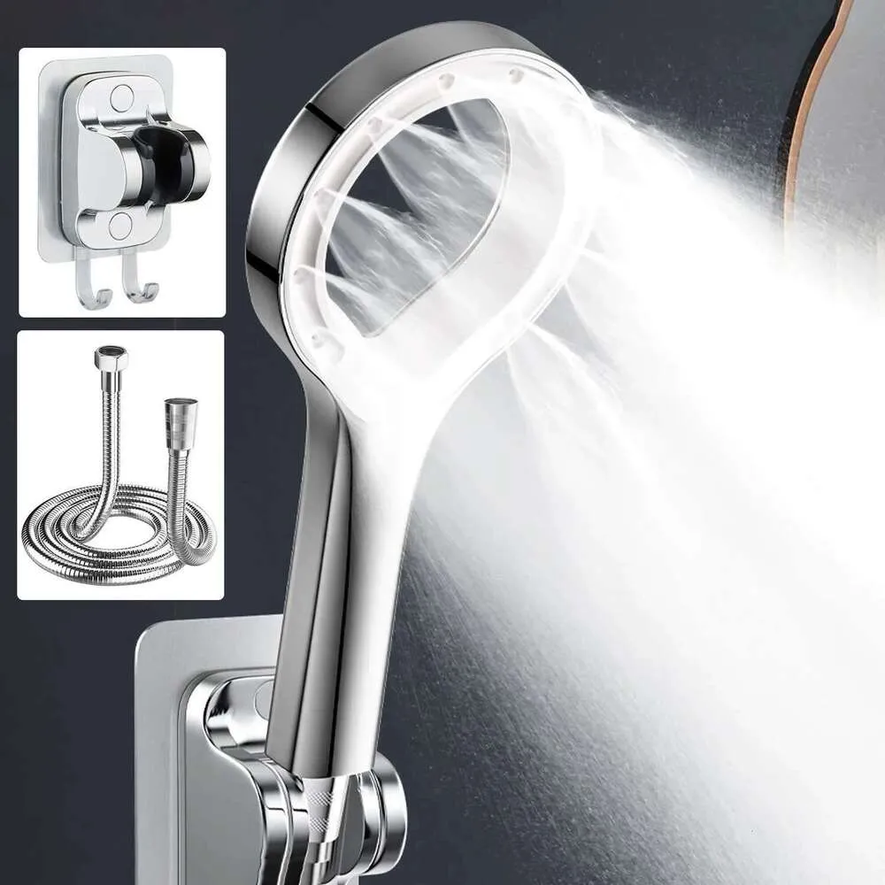 High Pressure Water Saving Handheld Shower Head Set - Powerful Spray ...