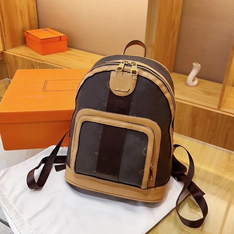 Designer Tote Backpack Bag Sacoche Unisex Small Canvas PU  display picture 1