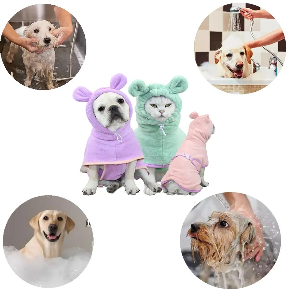 Serviette De Toilettage Pour Chien Et Chat - Absorbante, Séchage Rapide, 60x25 Cm