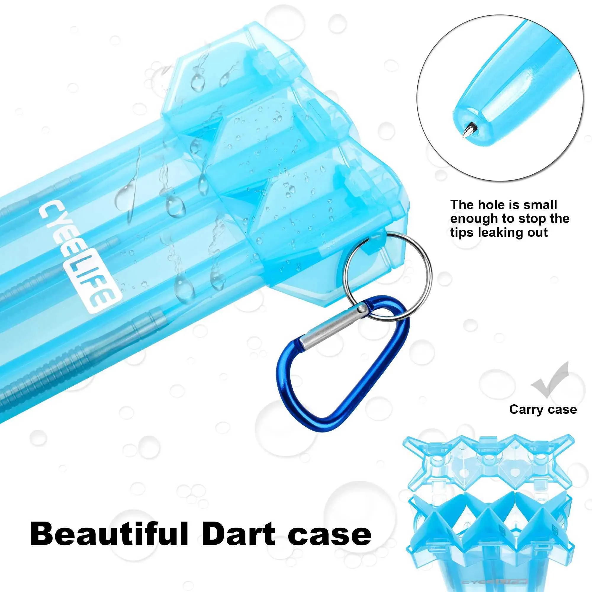 Freccette Soft Darts In Tungsten CyeeLife - Colore Blu, Professionali Per Gioco Indoor