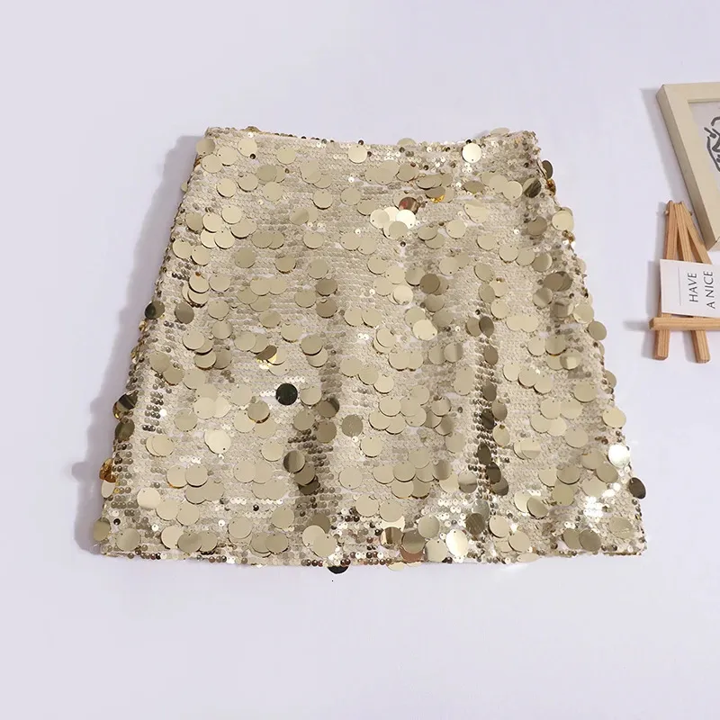 Gold Sequin Short Skirt, Shiny Short Sleeve Summer... From Zorastore,  $20.32 | DHgate.Com