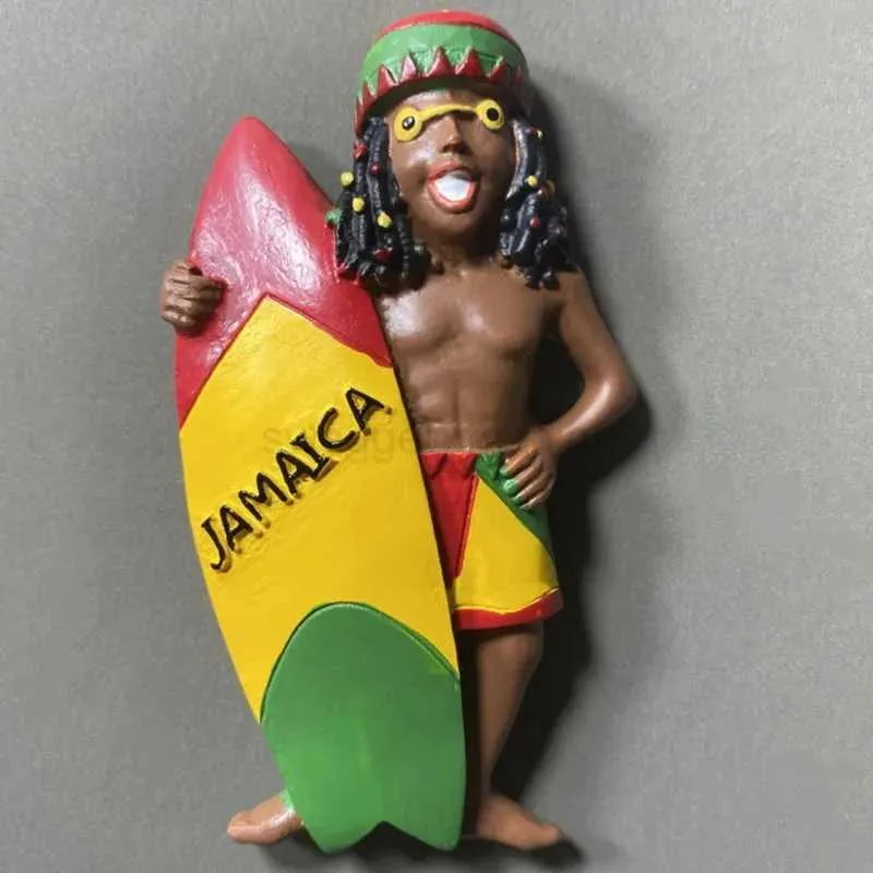 Jamaica Map 3D Turtle Fridge Magnet Souvenir UK