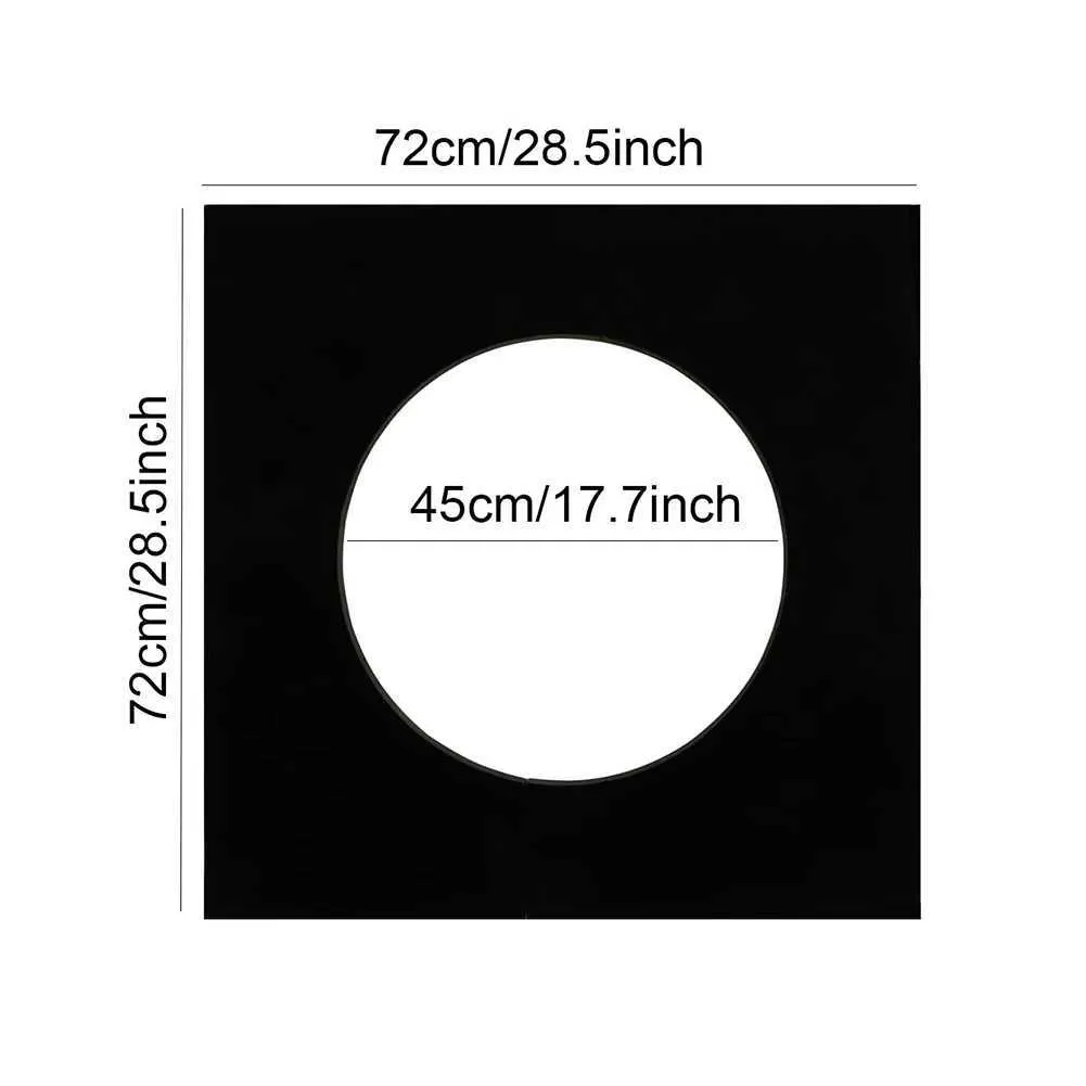 5-Piece Dartboard Surround Protector - EVA Wall Protection Rings For Dart Board Safety