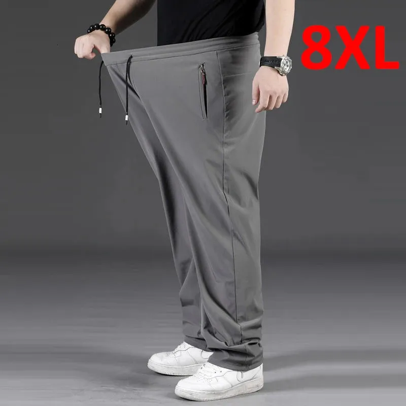 Pantalons De Survêtement Baggy Hommes Pantalon De Taille Élastique