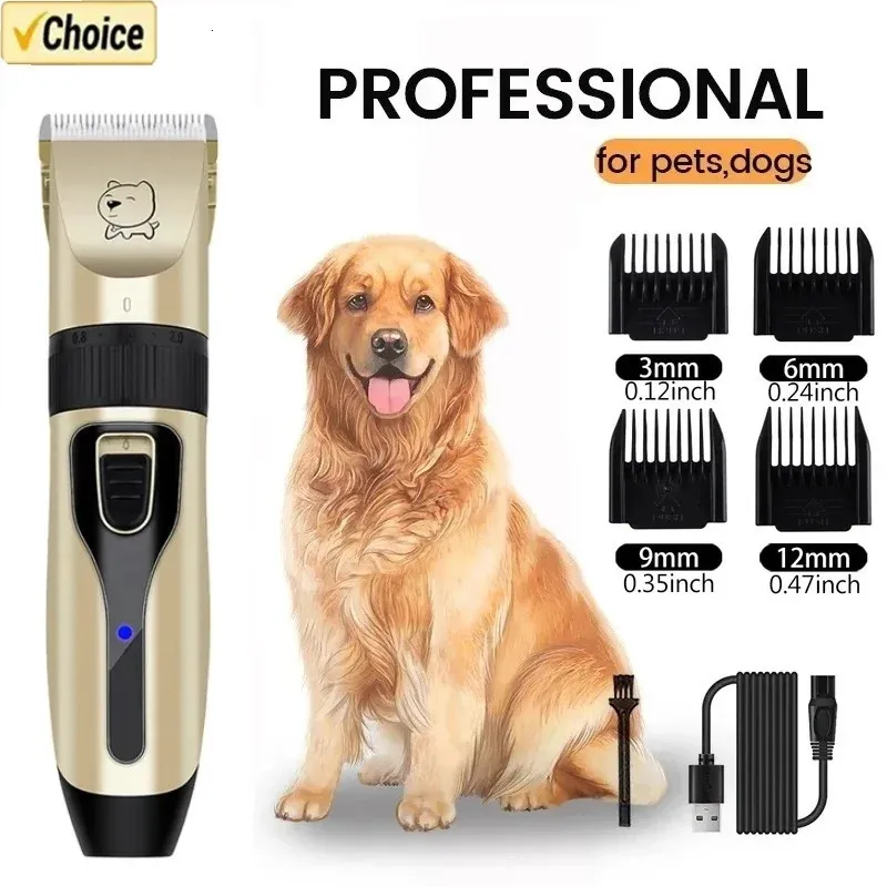 Save Big on Bulk Electric Pet Hair Clipper Dog Professional Hair Clipper  Electrical Grooming Trimmer For Pets USB Rechargeable Cat Shaver Animals