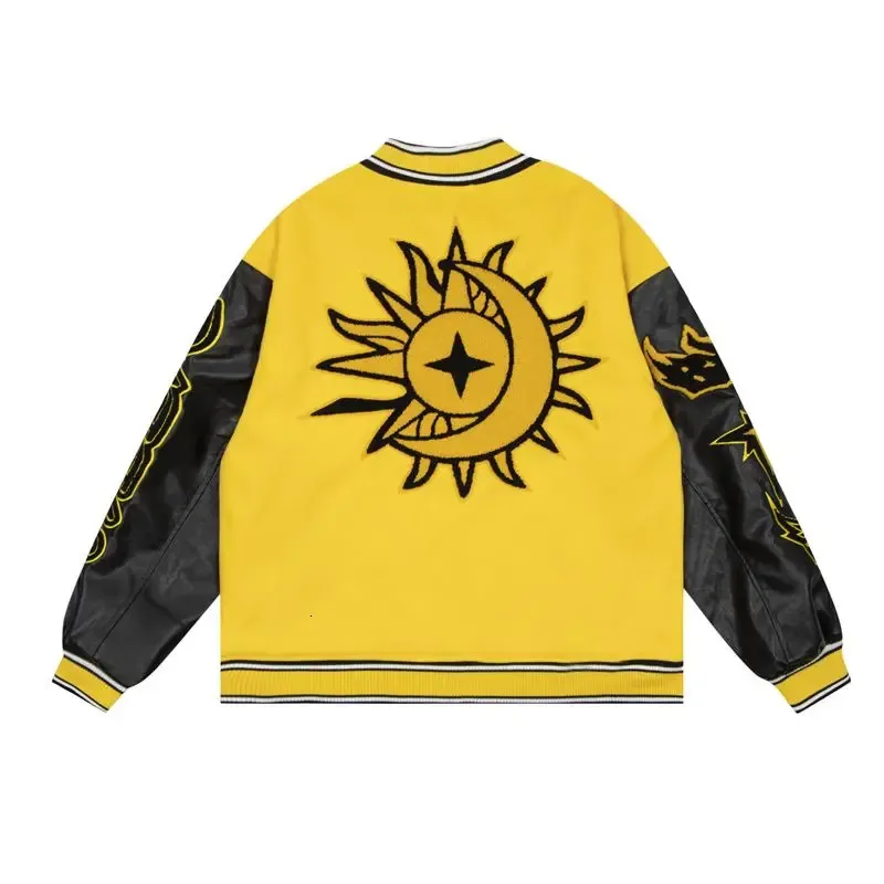 Vintage Style Bomber Jacket: Premium Quality Patchwork