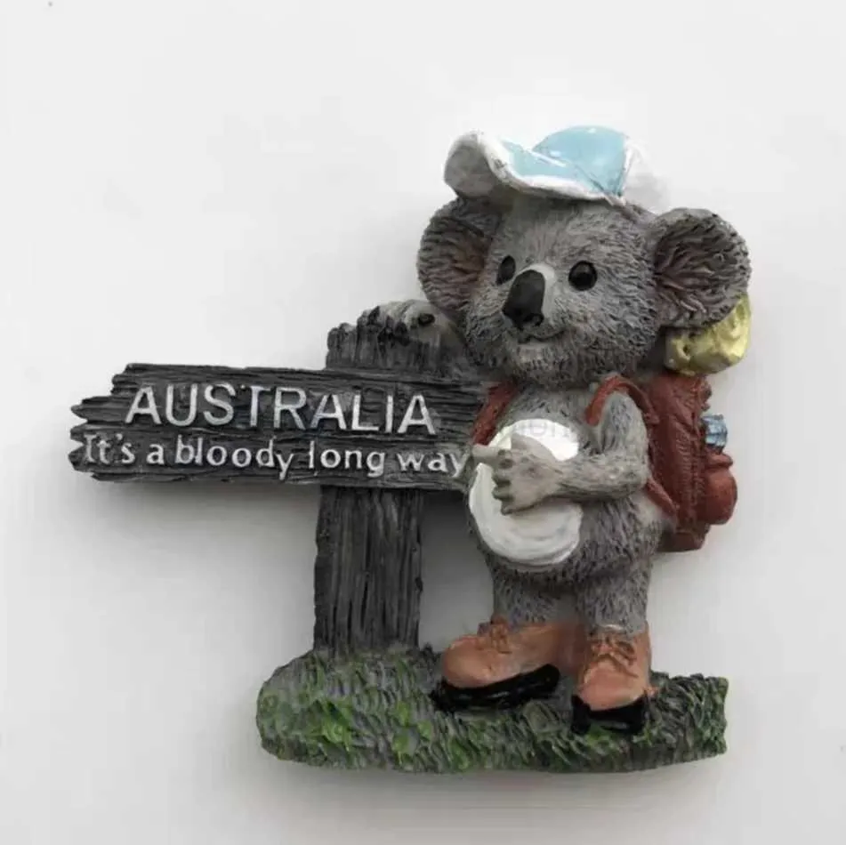 Australia Koala 3D Fridge Magnet - Cute Travel Souvenir & Kitchen Decoration