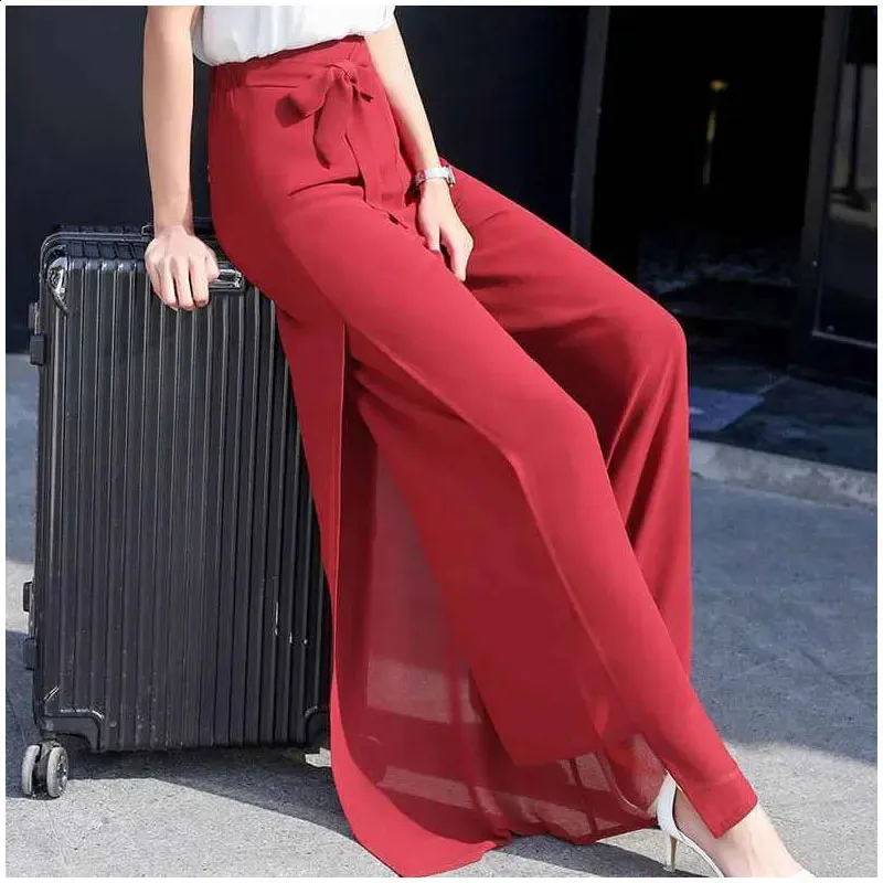 waist-high even split dress HYFVE Tie Back Maxi Split Cover Up Dress – Charming Charlie main image 1
