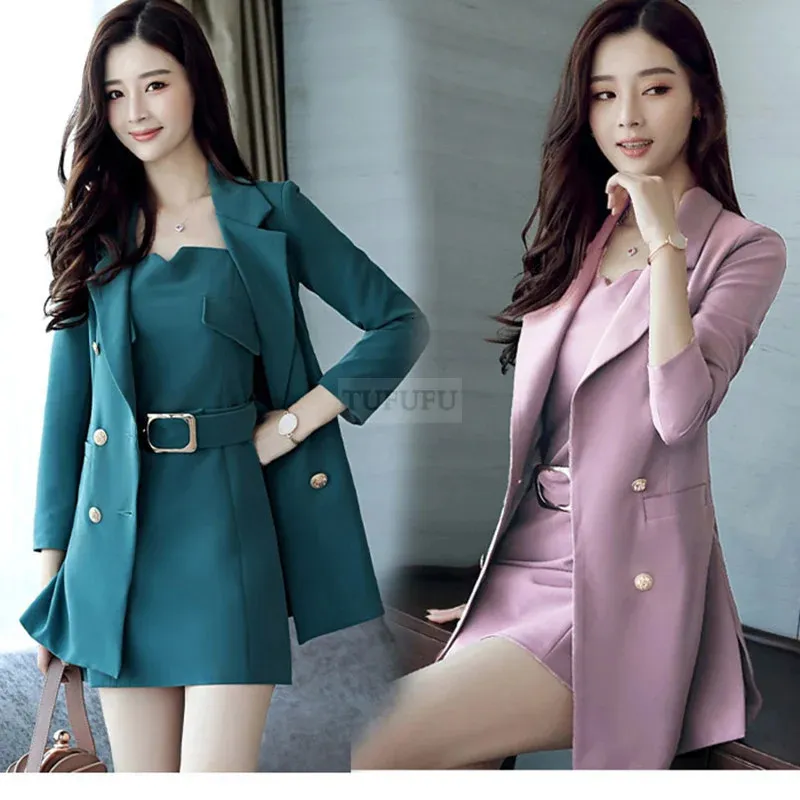EFOFEI Blazer Femme Slim Fit Élégant - Veste De Costume Fashion à Revers, Style Professionnel