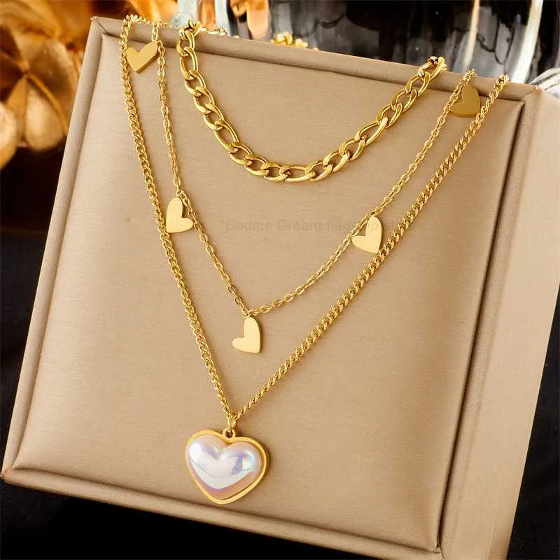 DHgate.com:18K Gold Chain Heart Butterfly Moon Charm Pendant 