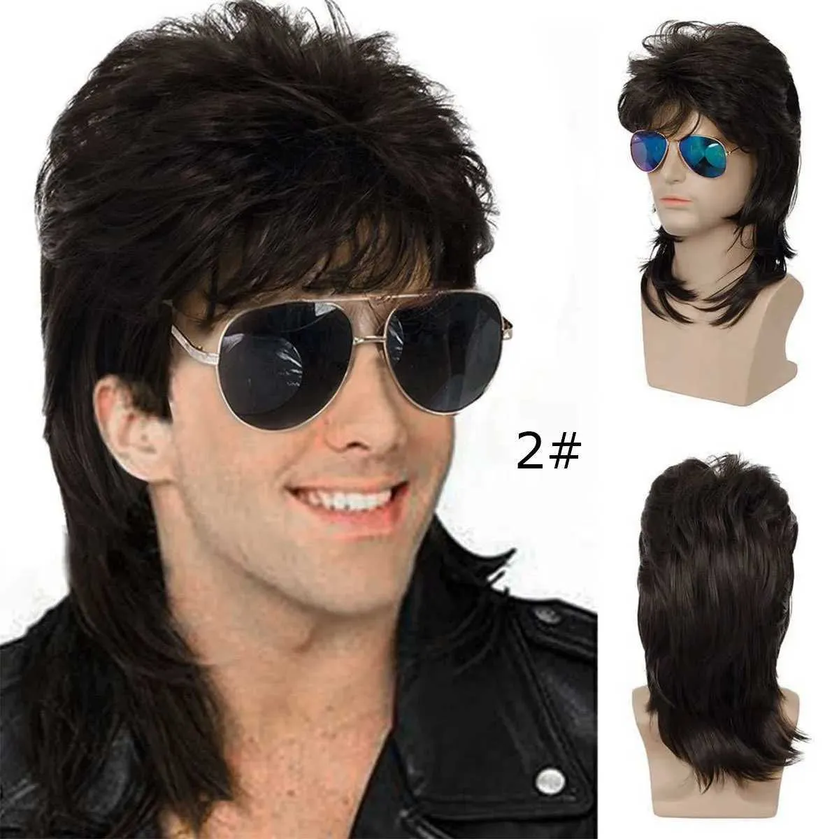 Peluce De Peluca Sintética Rubia: Estilo De Cabello Rizado Para Hombres,  Fiesta De Discoteca De Los 80, Peluca De Disfraces Resistente Al Calor De  10,35 € | DHgate, image size:1200x1200