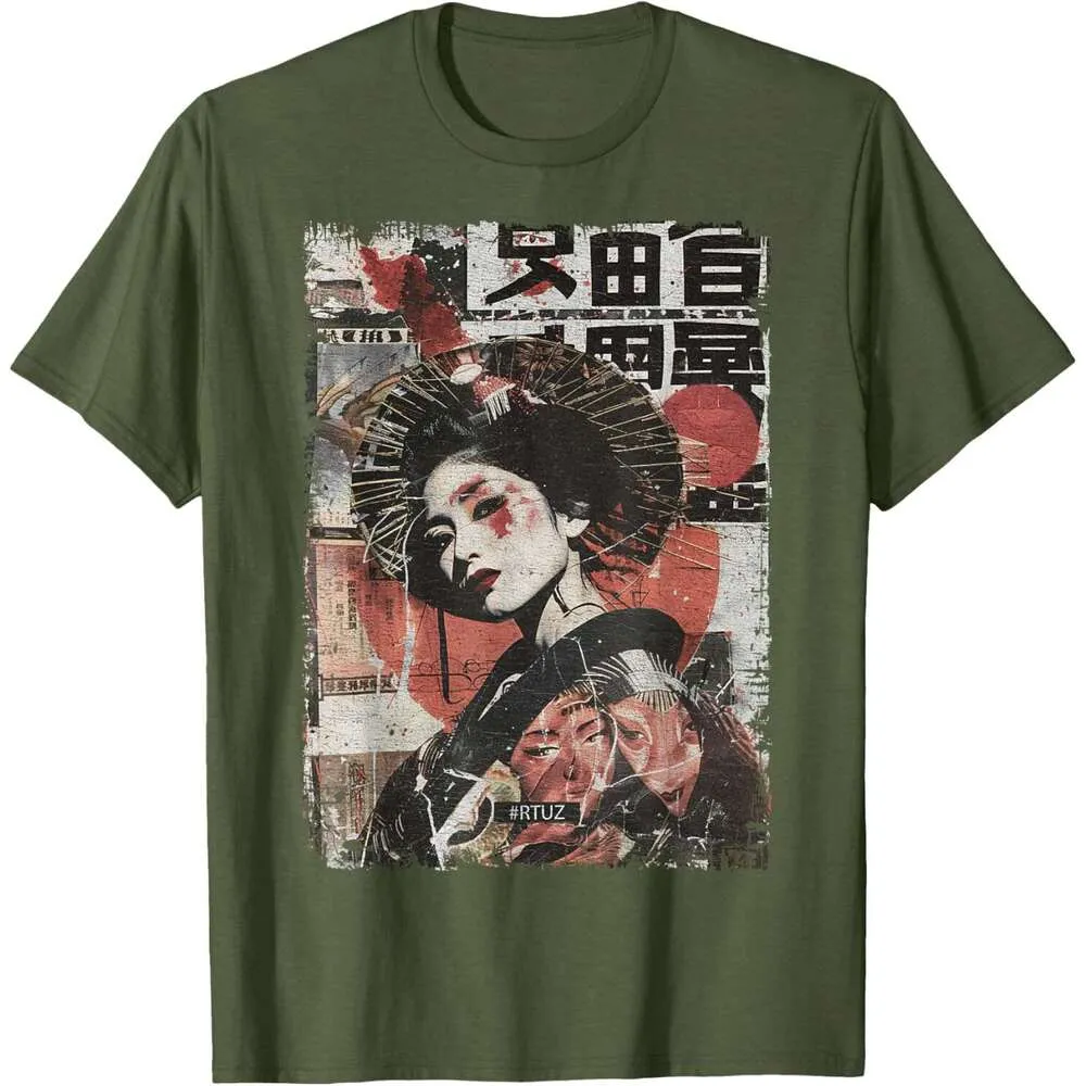 Vintage Tokyo Geisha Graphic Tee For Men And Women | DHgate