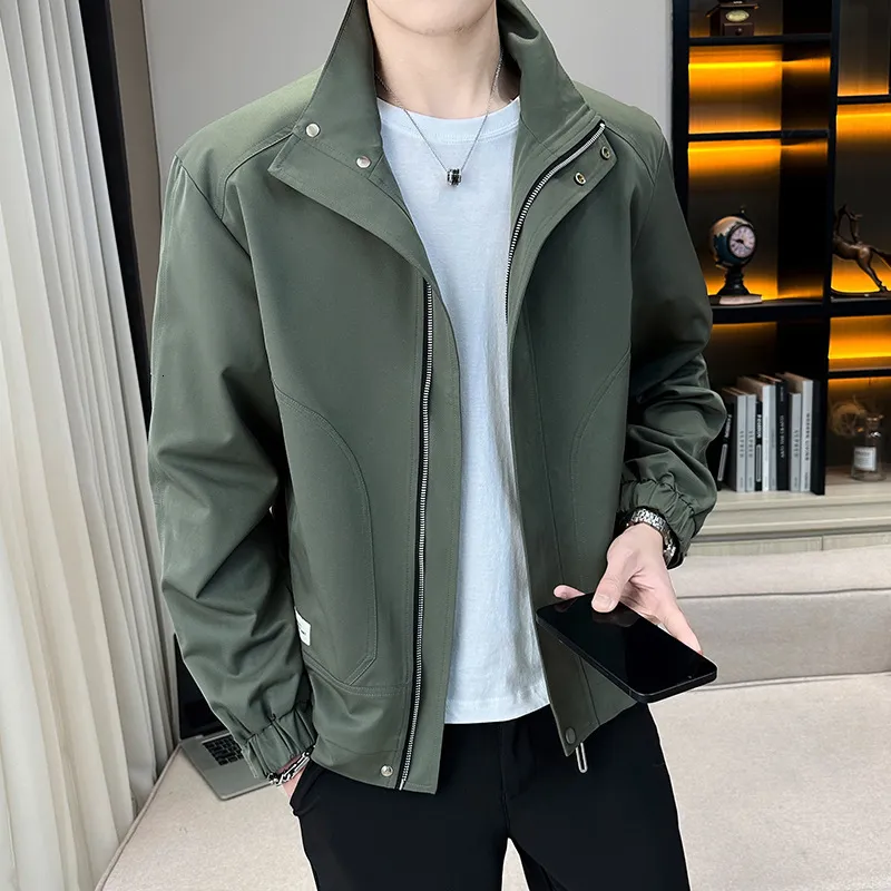 Mens Workwear Jacket For Spring And Autumn 24ss Loose Collared Fashionable Stylish Handsome Plus Size Trendy Style Casual Jacket Du 25,81 € | DHgate