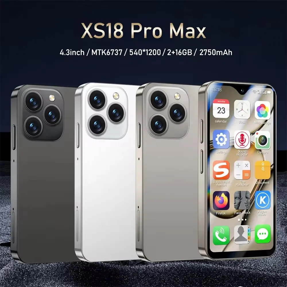 SOYES XS18 Pro Max Unlocked 4G Mini Smartphone 4.3 Android 10, 2GB