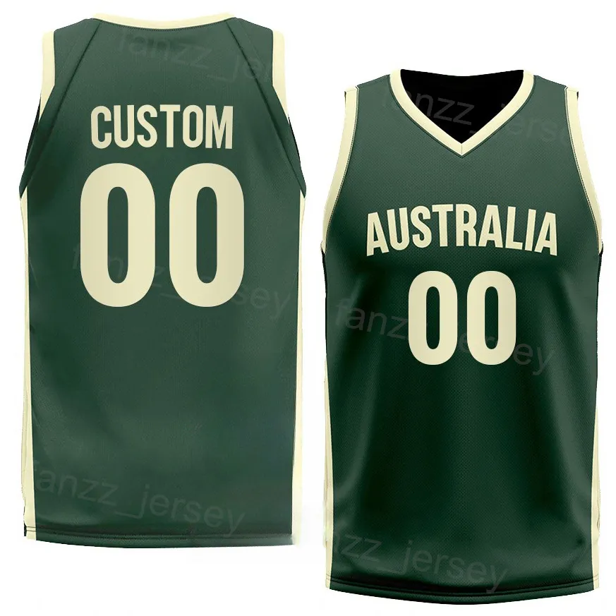 パティミルズ　オーストラリア代表Jersey Australia Basketball Jerseys Patty Mills, Landale, Giddey