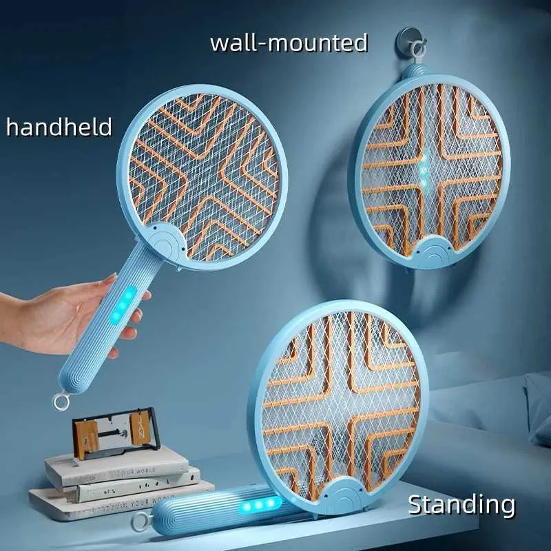 3000V Foldable Mosquito Zapper Wand: USB Rechargeable LED Bug Zapper ...