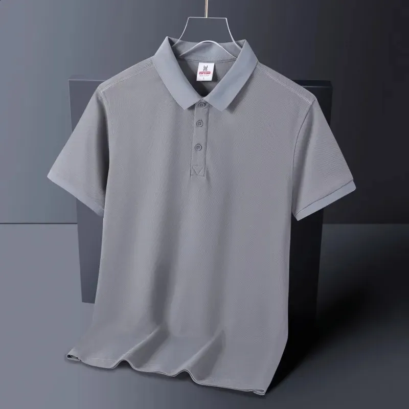 Premium Mens Short Sleeve Polo Shirt: Breathable Summer