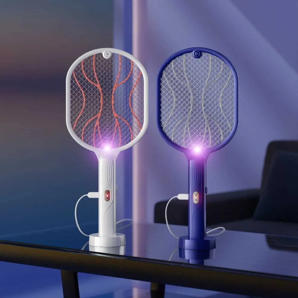 DHgate.com:2-in-1 Electric Mosquito Swatter USB Rechargeable Mosquito ...