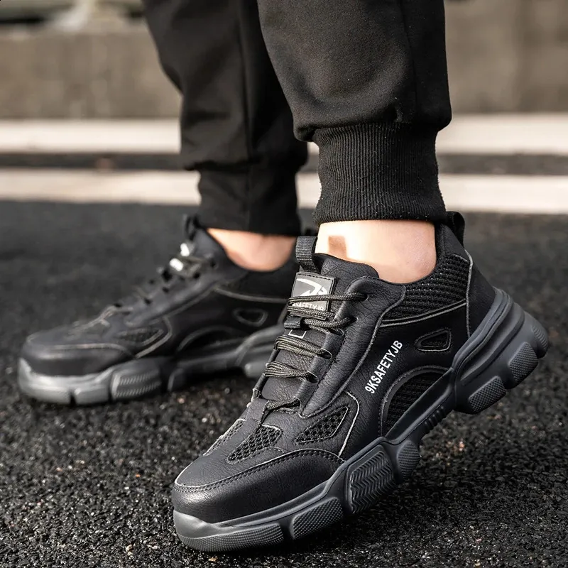 Unisex Indestructible Safety Work Trainers With Steel Toe Cap_voghion.com