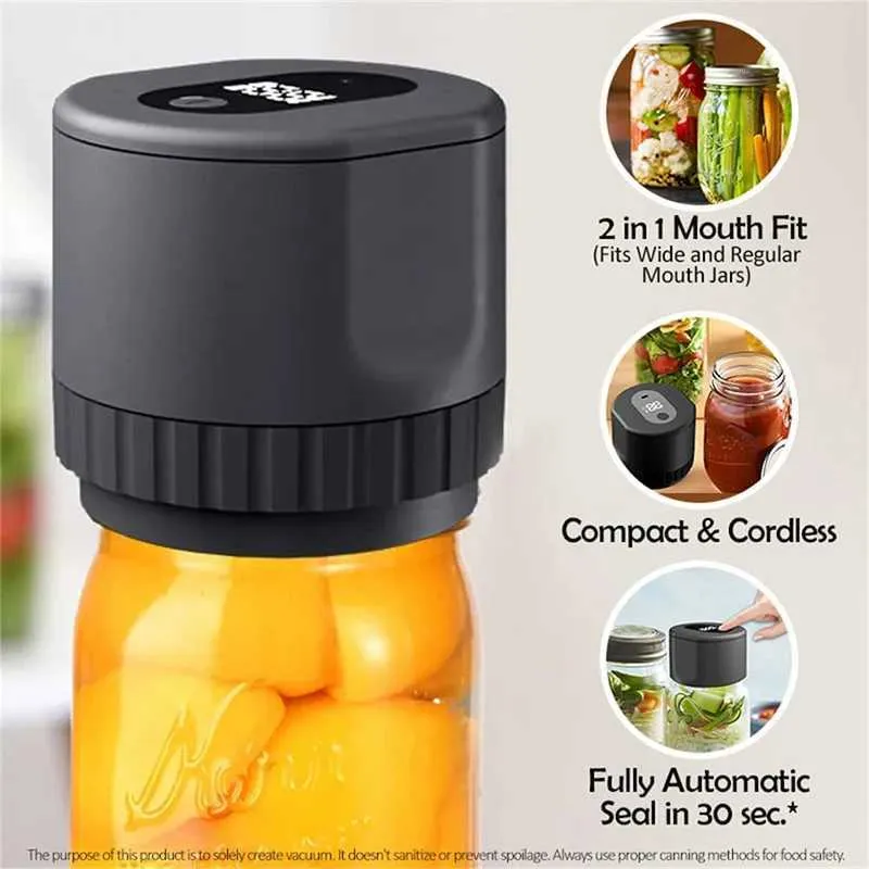 Mini Machine Sous Vide Alimentaire - 800mAh - Compacte Et Rechargeable USB - Pour Conserves, Voyage, Restes - Avec Sacs