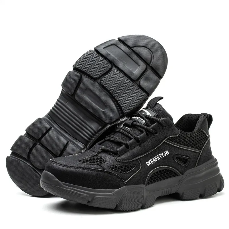 Unisex Indestructible Safety Work Trainers With Steel Toe Cap_voghion.com