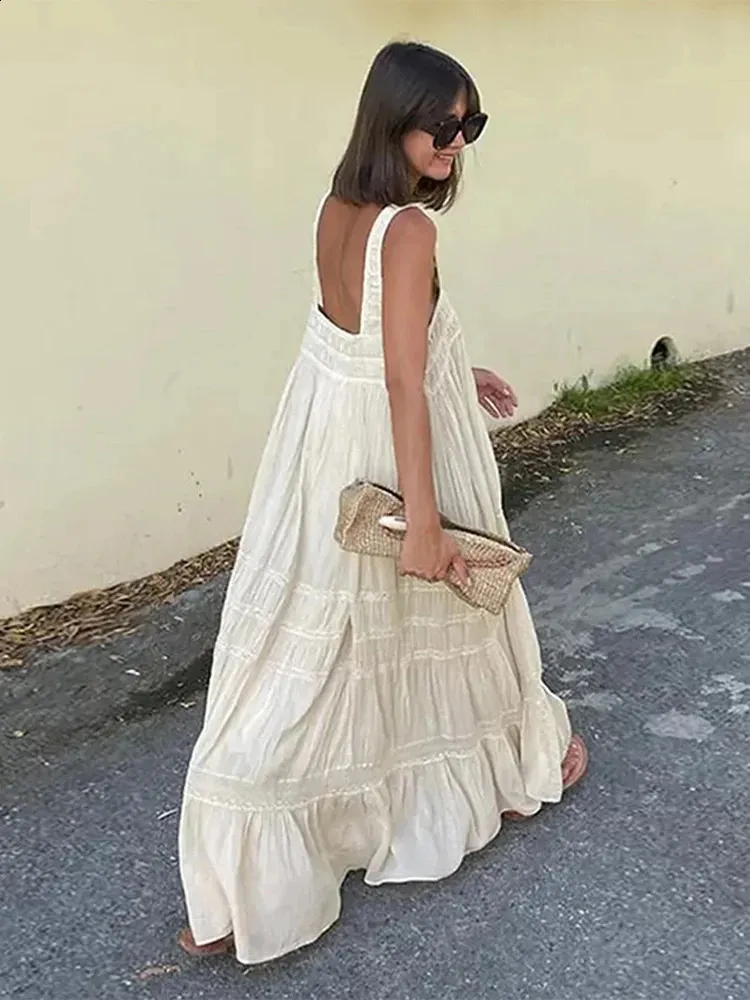 Chiffon Floor-Length Lace Patchwork Sling Dress for Women with Square Collar and Sleeveless Backless Design from Dhgate Basic & Casual Dresses - price 56.22 Chiffon Floor-Length Lace Patchwork Sling Dress for Women with Square Collar and Sleeveless Backless Design from Dhgate Basic & Casual Dresses - price 56.22