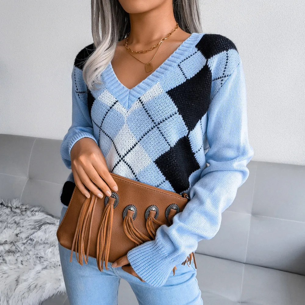 Womens V-neck Pullover Sweater Dress Acrylic Loose Fit Batwing Sleeve  Casual from Dhgate Women's Sweaters - price 32.97