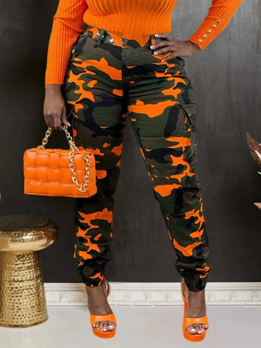 Plus size high waisted camo pants deals