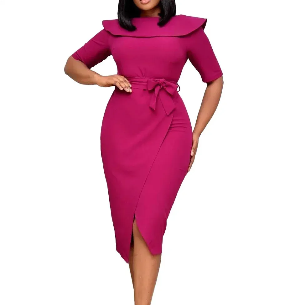 Women Floor-Length Chiffon Office Dress Short Sleeve Business Formal Wear  from Dhgate Work Dresses - price 57.34