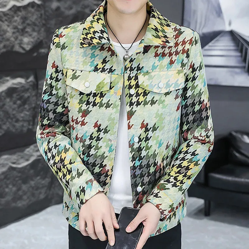 Trending Mens Lapel Jacket: Stylish Casual Streetwear for Spring