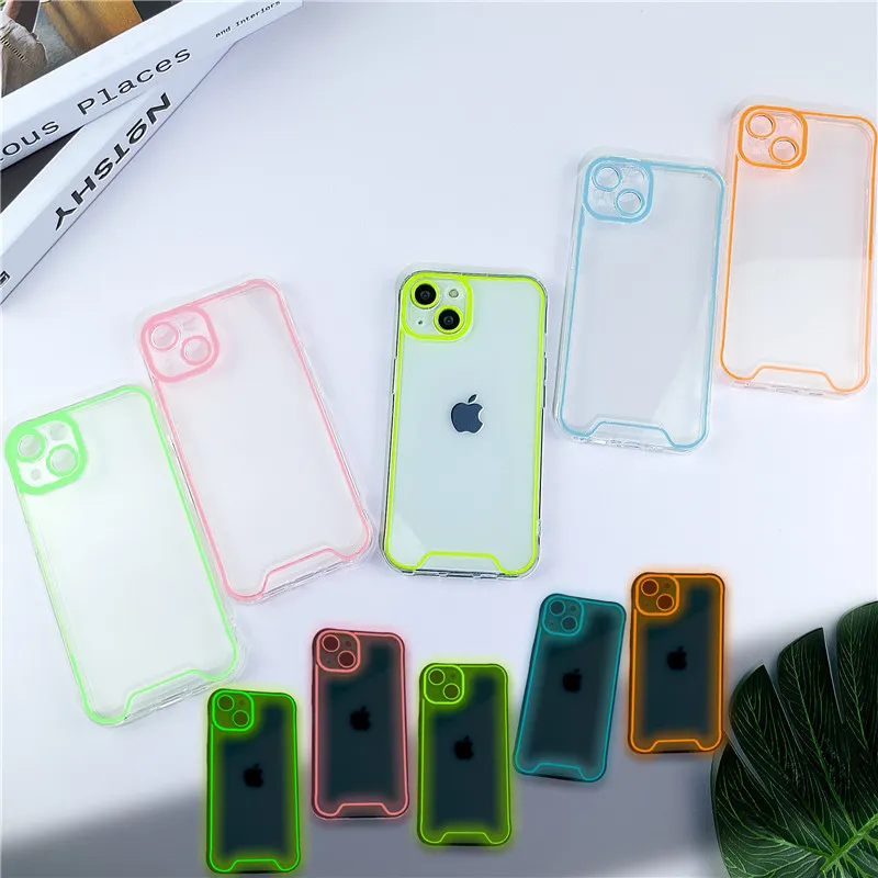 Luminous iPhone Case: Glow in the Dark, Clear Silicone, Shockproof