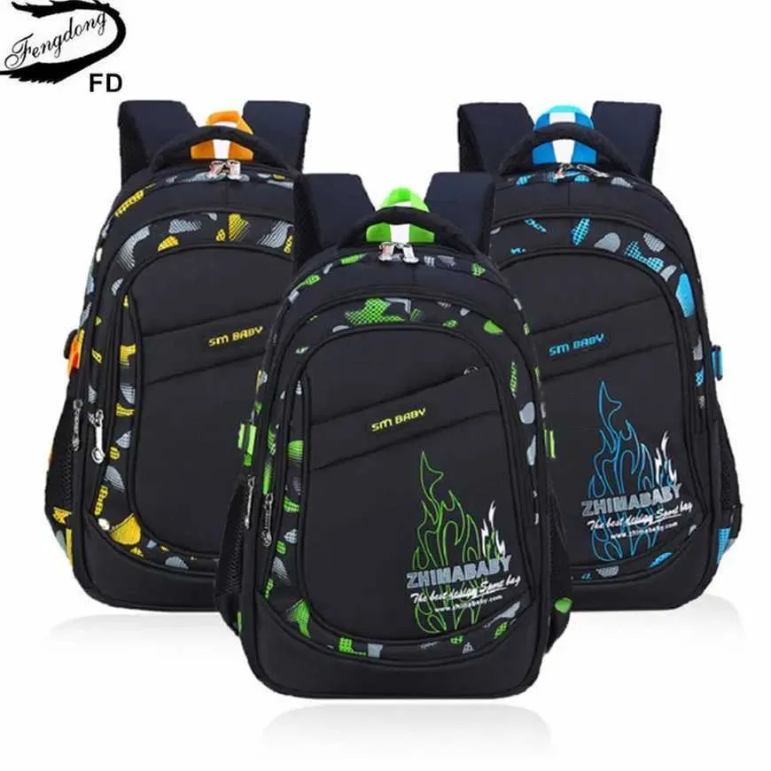 Waterproof School Backpack For Boys, Elementary School Bags 12