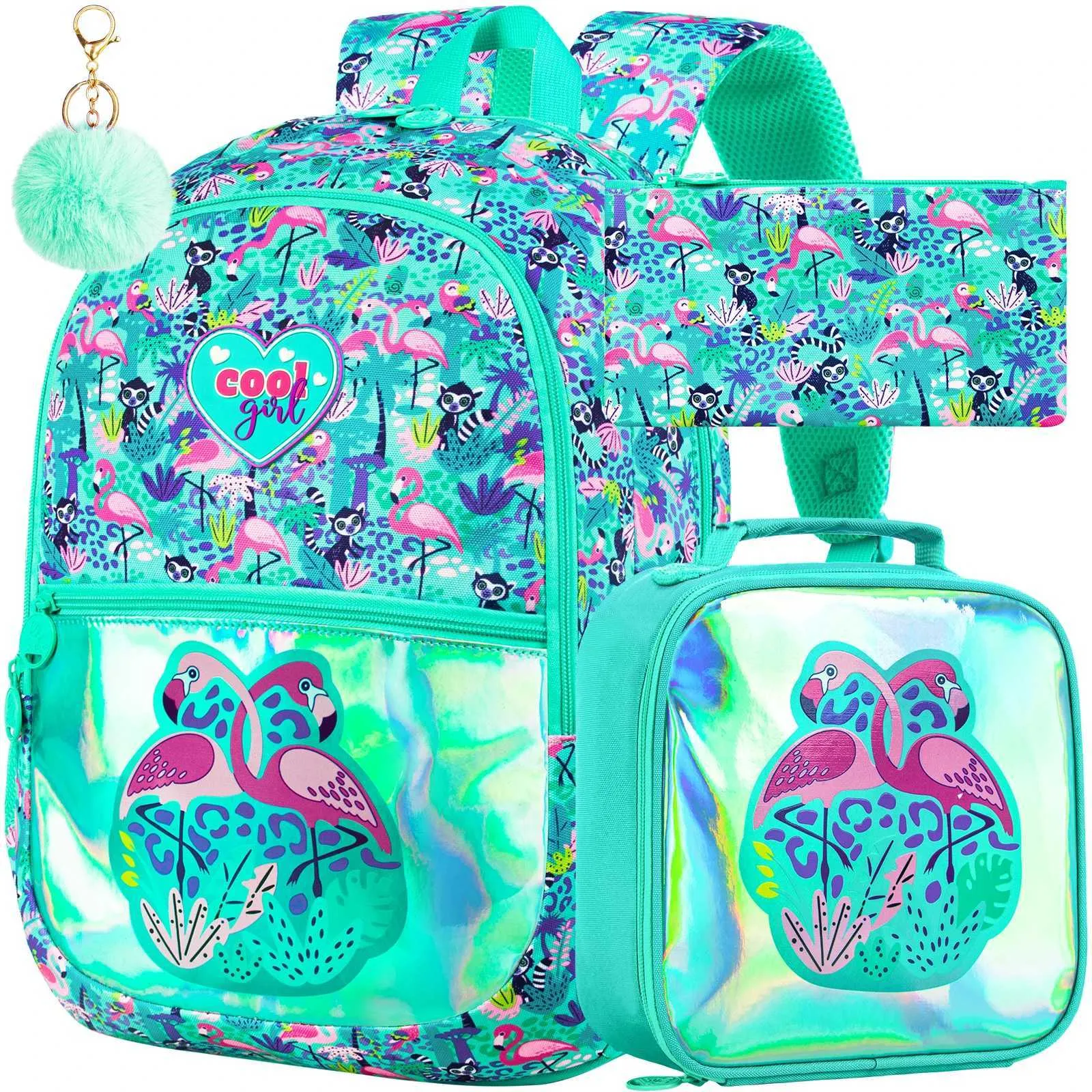 Girls Flamingo Backpack Set : 16.5 Inch Lightweight Kids Backpack with Lunch Box - Shop Now! from Dhgate Backpacks - price 19.97 Girls Flamingo Backpack Set : 16.5 Inch Lightweight Kids Backpack with Lunch Box - Shop Now! from Dhgate Backpacks - price 19.97