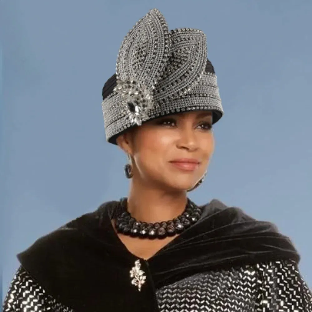 Church Hats For Women Elegant Satin Rhinestone Top Hat Fashionable Ladies  Church Hats For Wedding Banquets & Formal Occasions From Jiao06, $72.55 |  DHgate.Com