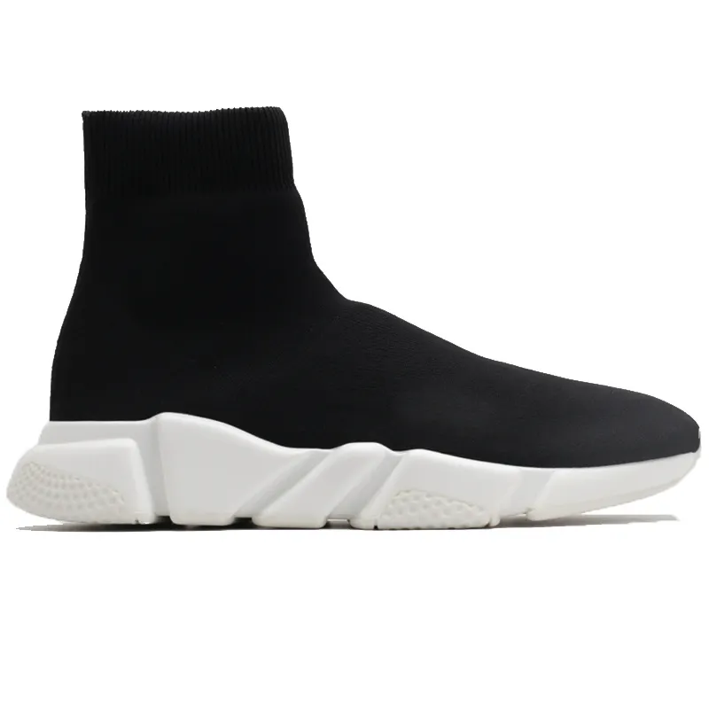 Bulk Designer Casual Shoes For Men Women Speed Trainer Sneaker Paris High Knit Socks Sneaker BLack White Blue Red Clear Sole Ankle Boots Outdoor Mens Trainers Size 36 45 From Sportstore350 16.51 DHgat...