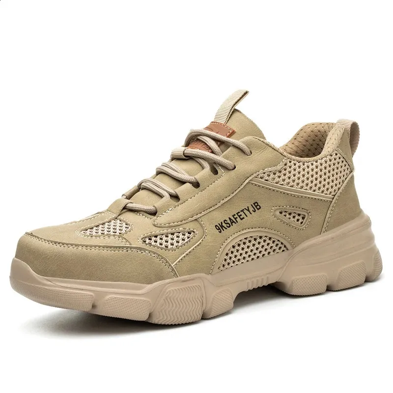 Unisex Indestructible Safety Work Trainers With Steel Toe Cap_voghion.com