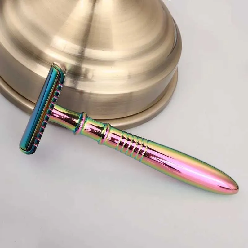 Rainbow Zinc Alloy Safety Razor - Premium Quality, Smooth Shave. Shop ...