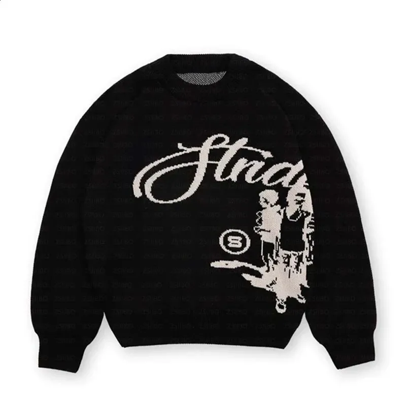 Save Big on Bulk Harajuku Men Sweater Women Oversized Sweater Hip Hop  Streetwear Knitted Sweater Men Gothic Portrait Print Pullover Autumn  Harajuku