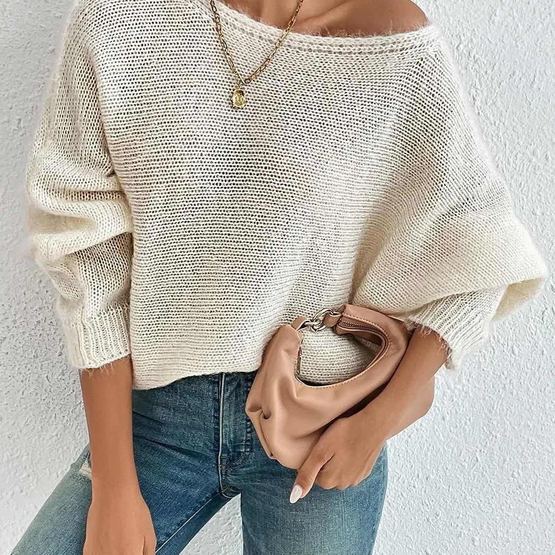 Premium Knit Pullover Sweater: New Women's Fashion, Shop Now! Dressy  Pullover Sweaters Best Seller
