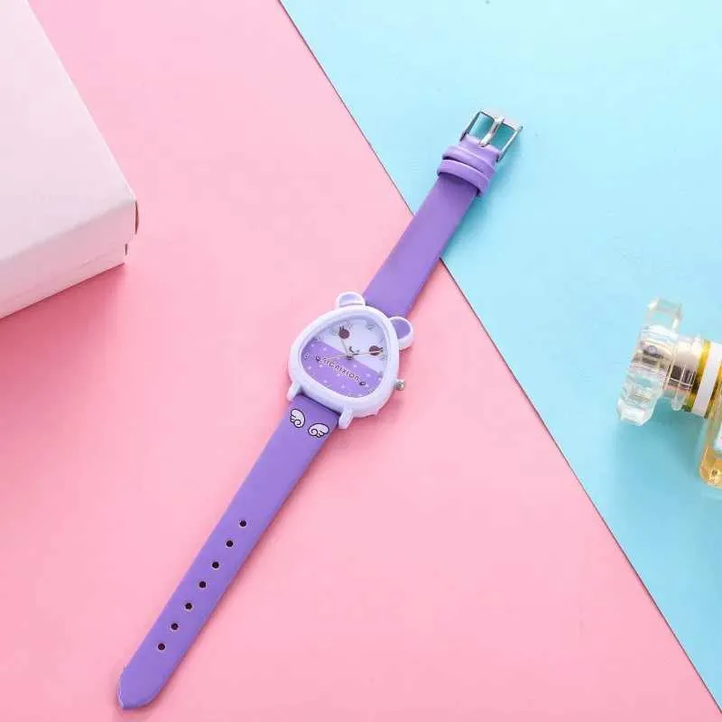 DHgate.com:2024Colorful Cartoon Silicone Kids Watch, Cute