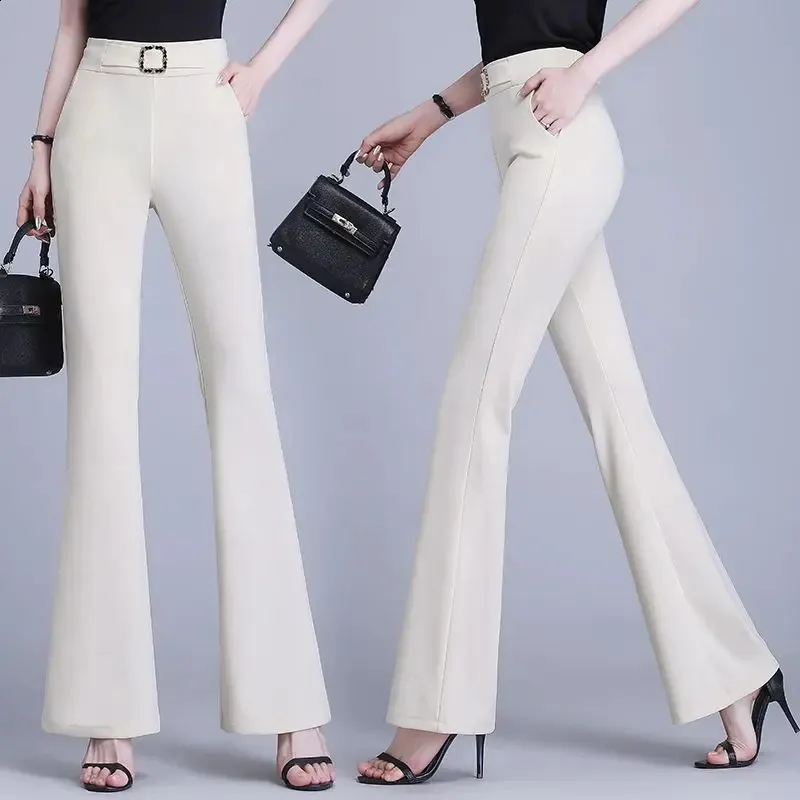 slim fit dress slacks Token Flare Pants