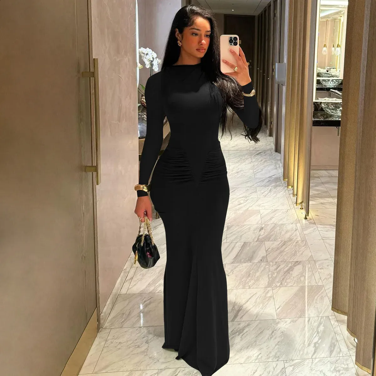 bodycon dress pakistan Ashton Off Shoulder Velvet Long Sleeve Bodycon Dress M / 6-8 main image 0