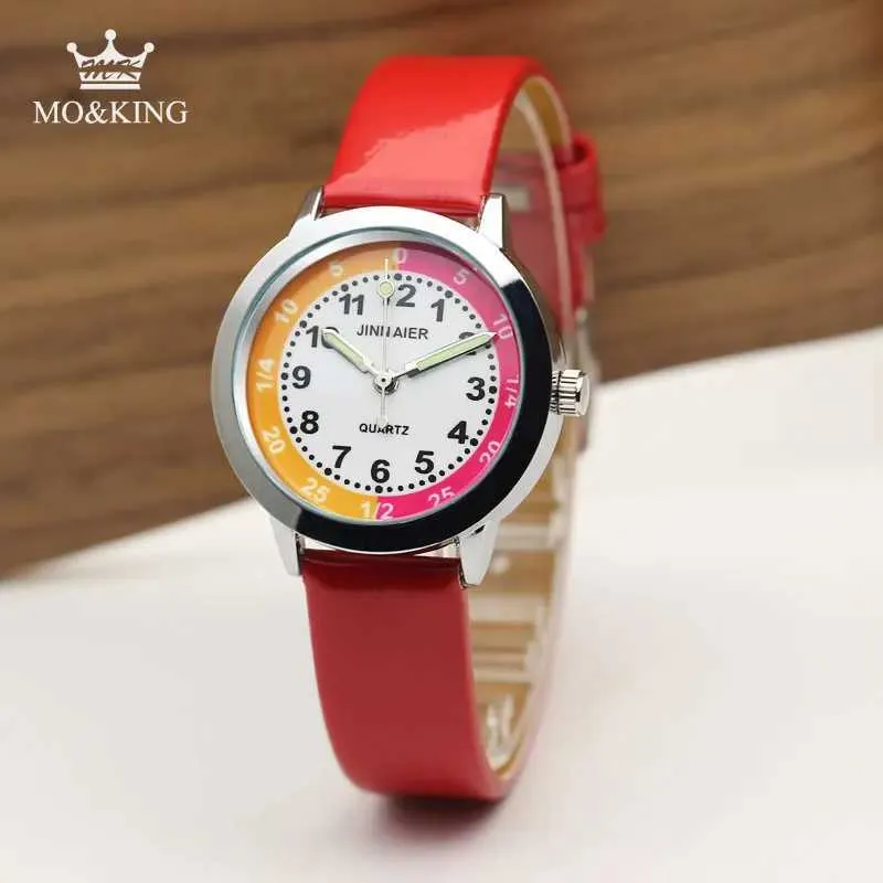 クーラクール　ティータイムプリント DHgate.com:Cute Kids Quartz Watch - Easy Read Time Teacher