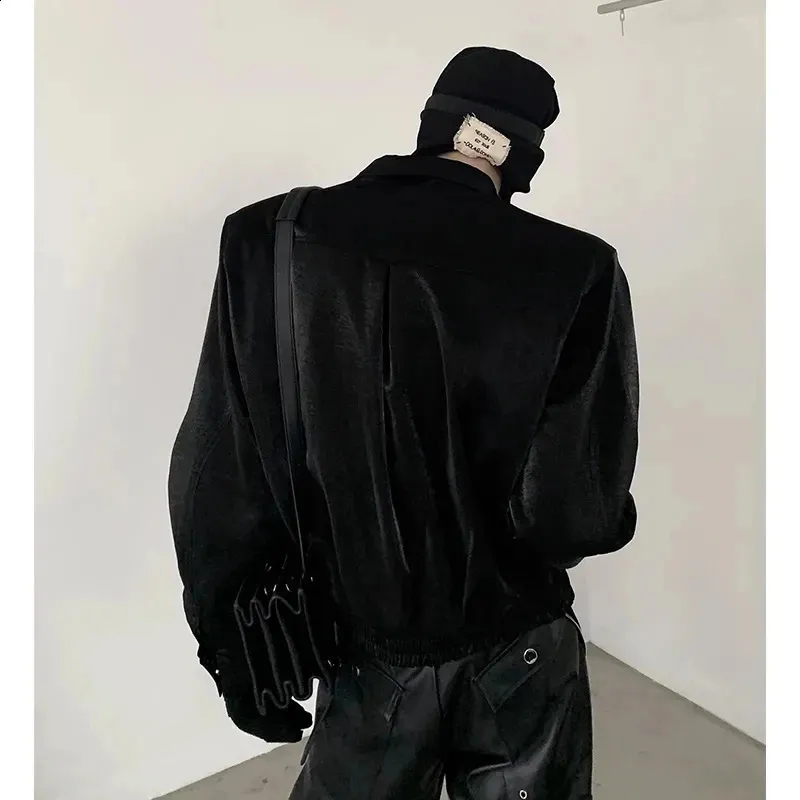 Y2K Fairylinks Leather Jacket Motorcycle Jacket With Glossy Finish And Zipper Closure Trendy Streetwear Outerwear 240810 From Pong01 16.17 DHgate.Com